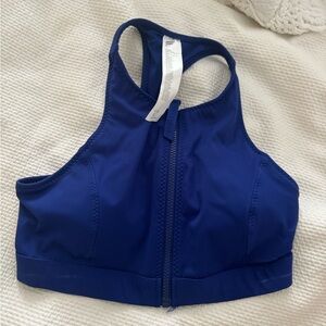 Fabletics zip top swim suit size small